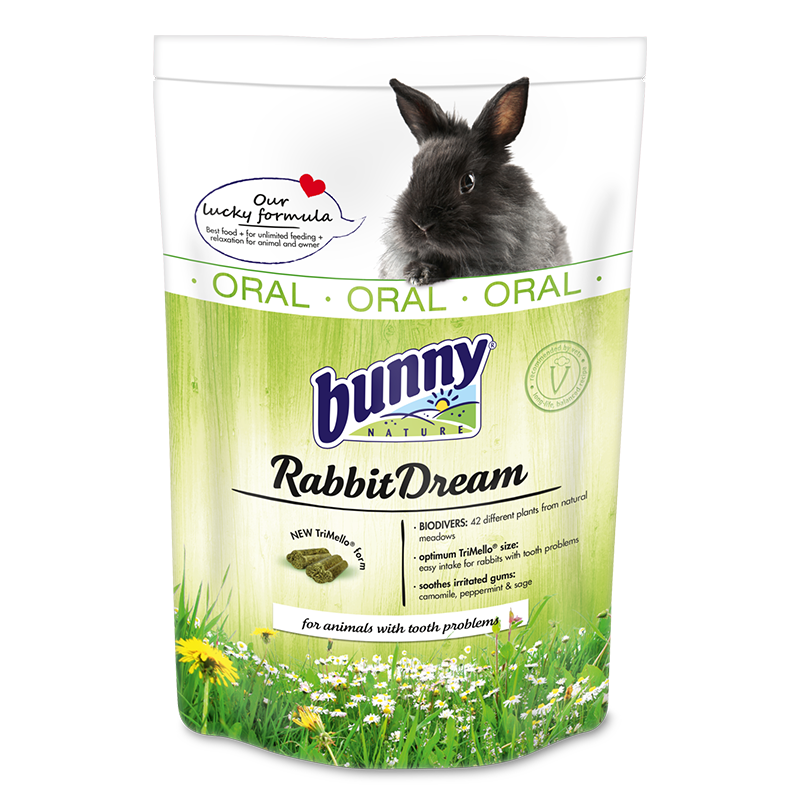 RabbitDream ORAL (1,5 kg) til kaniner med ømme tænder