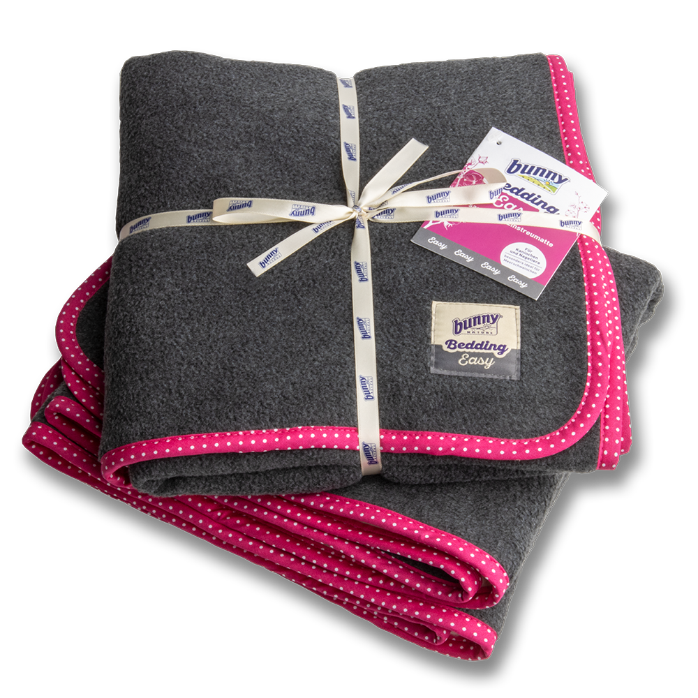 Bunny Bedding EASY Pink - tæppe med sugeevne
