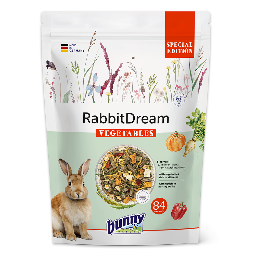 RabbitDream SPECIAL EDITION Vegatables - kaninfoder fra Bunny Nature