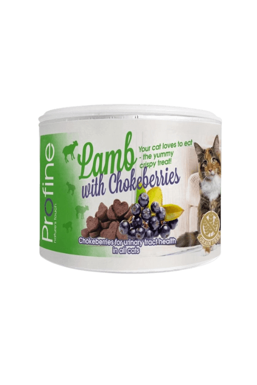 Profine Cat Crunchy Snack, Lamb & Chokeberries 50g - Bedst før 08/12